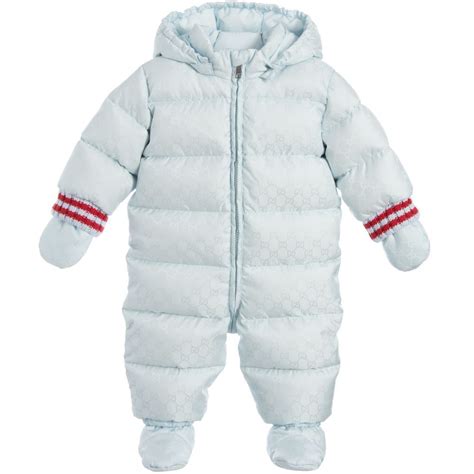 baby gucci onesie|Gucci infant snowsuit.